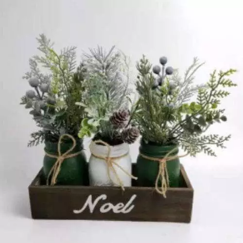 Decorations for Holiday Tabletop Plant