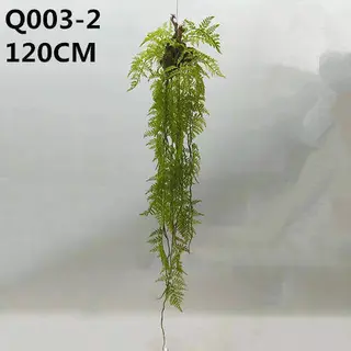 Artificial Plastic Hanging Fern Plants Factory Direct 120 CM