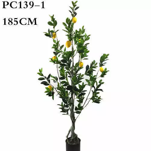 Artificial Citrus Limon Tree, Lemon Tree, 185CM