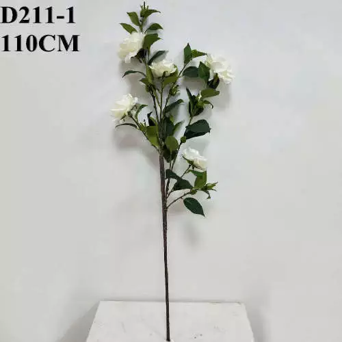 Artificial Branch of Camellia Flower, 110 CM