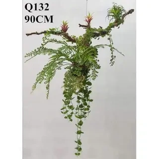 Simulated Hanging Fern Plants Artificial Hanging Fern, 85 CM ~ 90 CM