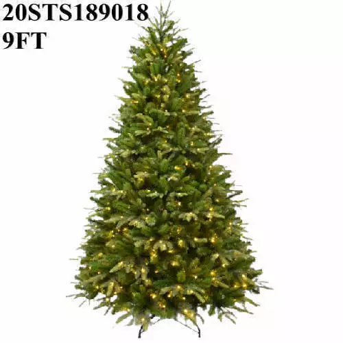 9 FT PE Christmas Tree with Lights