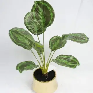 Artificial Obedience Plant 9 Leaves, 48 CM