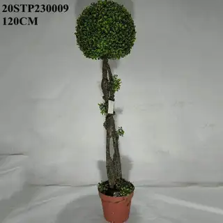 Faux Boxwood Triplicate Ball Plant, 120 CM