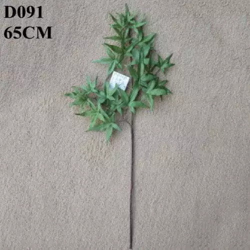 Artificial Green Mini Branch of  Maple, 65 CM