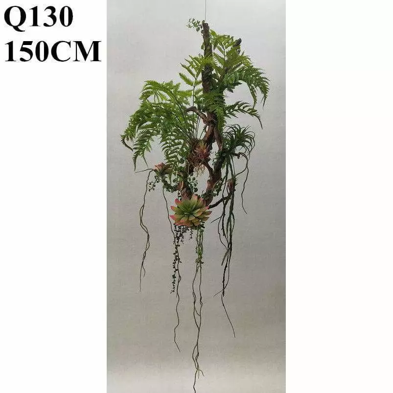 High Simulated Hanging Fern Plants Eco Friendly Faux Fern, 150 CM