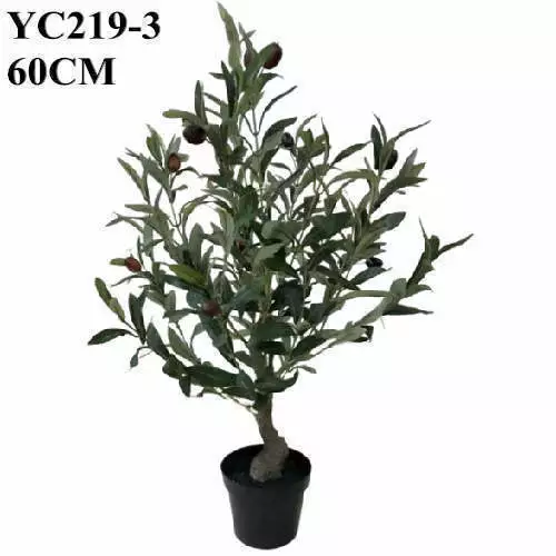 Artificial 12 Fruits Olive Tree Plant, 60 CM
