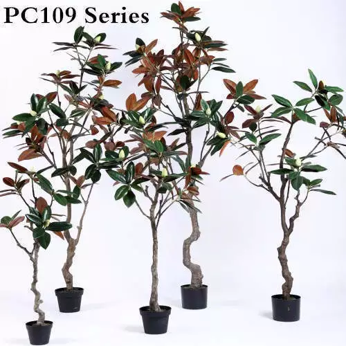 Plastic Magnolia Trees, Unique Design