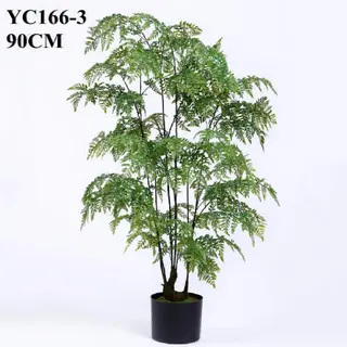 Artificial Green Fern Bonsai New Design, 90 CM