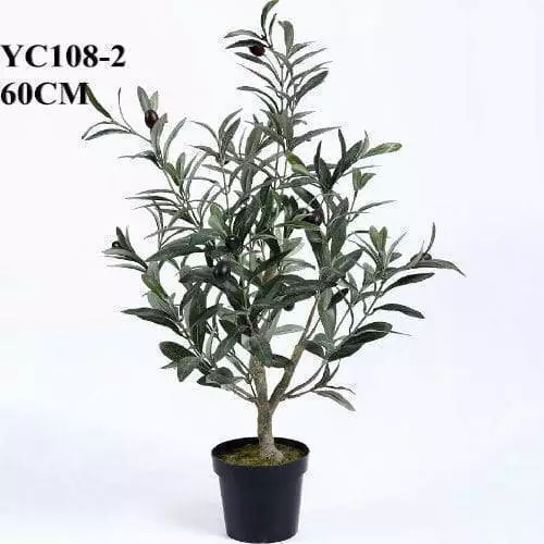 Artificial Olive Bonsai Table Top Plant, 60 CM