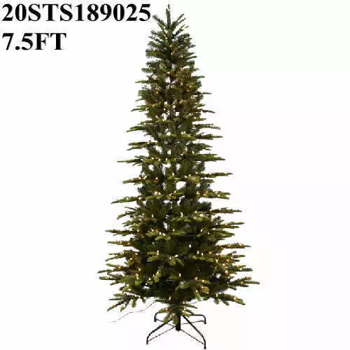 7.5 FT Aspen Green Fir Slim Xmas Tree Kerstboom