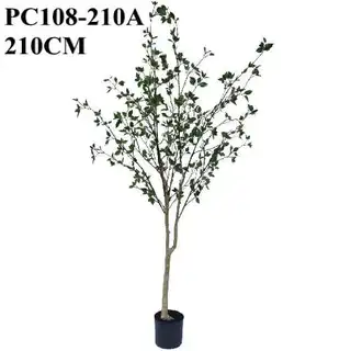 Artificial Cedrela Tree Small Leaves, 210 CM
