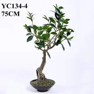 Artificial Small Table Top Plant Laurel Bonsai, 75 CM