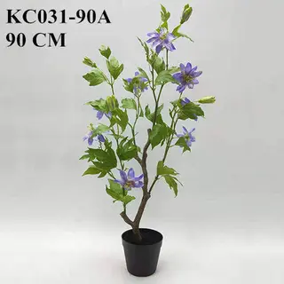 Artificial Passion Flower Bonsai, 50 CM - 90 CM