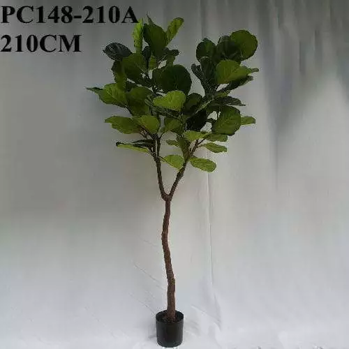 Faux Fiddle-leaf Fig Tree, 210 CM