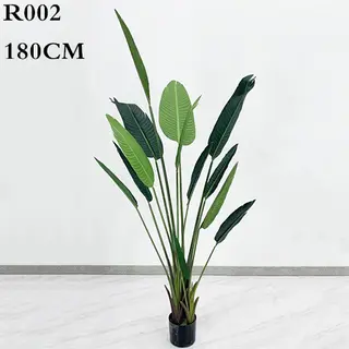 Artificial Traveller's Tree, 180CM, Plastic Potted