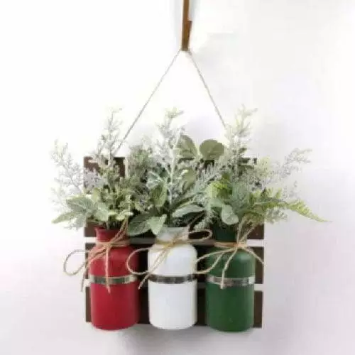 Hanging Decor for Home Office with Eucalyptus Leaves