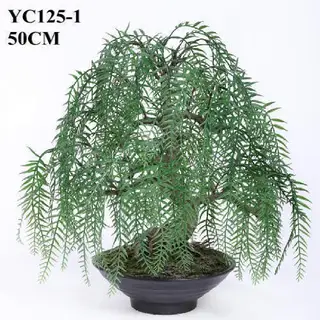 Artificial Weeping Willow Bonsai, 50 CM