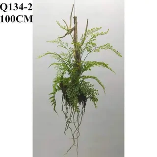 Artificial Plastic Fern Hanging Plant Wholesale 100 CM