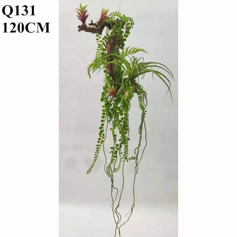 Artificial Hanging Fern Plants Highly Simulated Fern, 120 CM