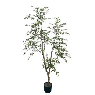 Real Trunk Nandina Tree (KD), 180cm –  Artificial Tree Wholesale for Commercial Interiors