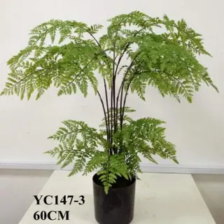 Artificial Green Fern Bonsai, 60 CM