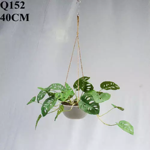 Artificial Hanging Monstera Plant, 40 CM