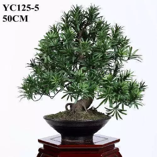 Artificial Green Pine Bonsai, 50 CM