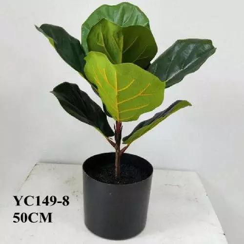 Artificial Fiddle-leaf Fig Mini Plant, 50 CM