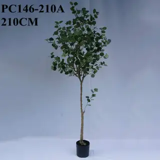 Faux Gum Eucalyptus Tree, 210 CM