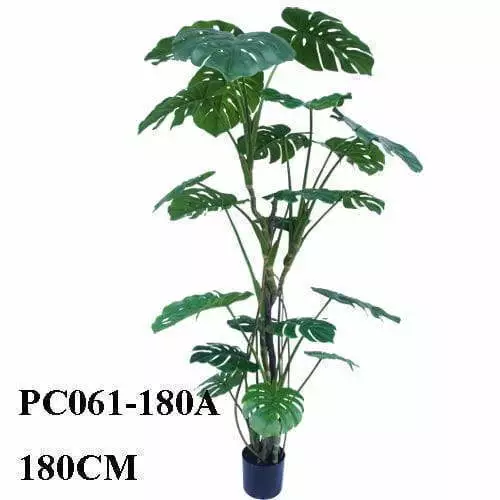Artificial Monstera Tree, 180 CM Swiss Cheese Plant