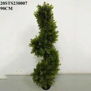 Artificial Spiral Boxwood Tree Plants, 90 CM