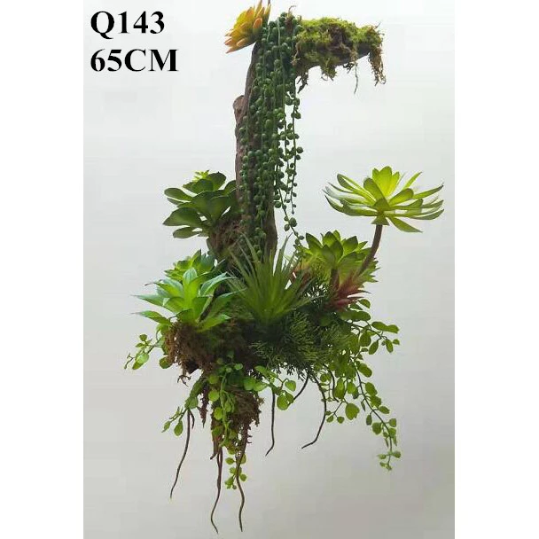 Faux Hanging Green Fern Plants High Recommendation Decor, 65 CM