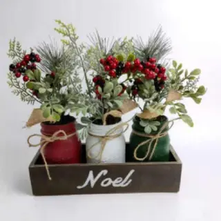 Holiday Christmas Table Decoration