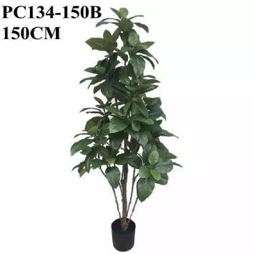 Artificial Green Ficus Rubber Tree, 150 CM