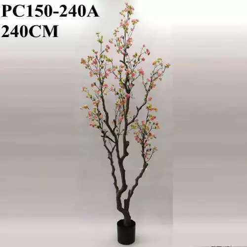 Faux Prunus Serrulata Cherry Blossom Tree, 240 CM