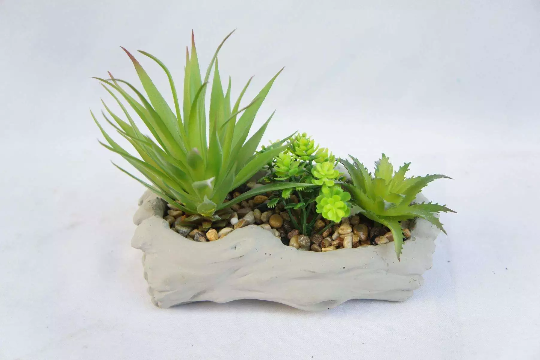 Artificial Succulents Fake Plants with Pots for Home and Office Decoration