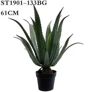 Artificial Aloe Plant, Green Plant, 61CM
