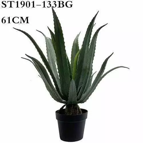 Artificial Aloe Plant, Green Plant, 61CM