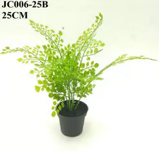 Faux Fern Bonsai Mini Plant, 25 CM