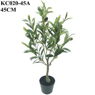 Faux Plants Mini Tabletop Olive Bonsai, 45 CM