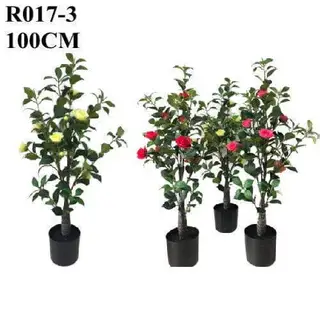 Artificial Multiple Colors Camellia Flower, 100 CM