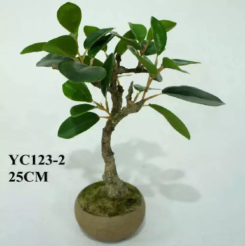 Artificial Mini Ficus Bonsai, 25 CM