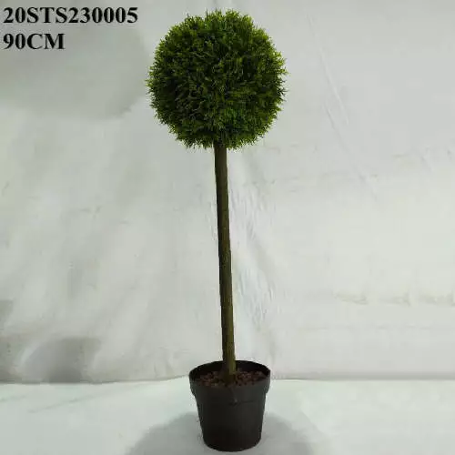 Artificial Green Boxwood With Planter, 90 CM
