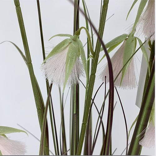 Artificial Green Grass with Flowers, 150CM