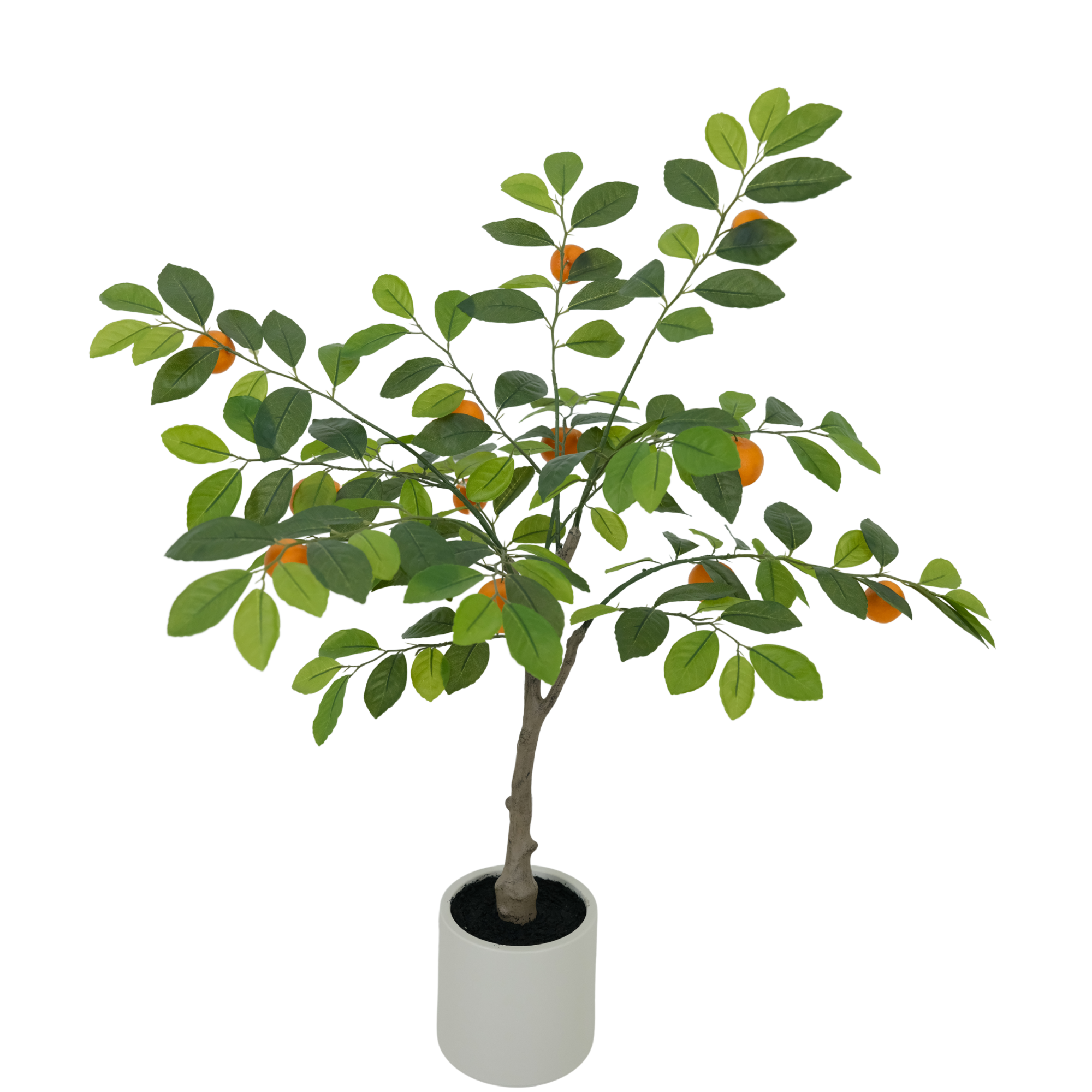 Artificial Citrus Tree with Fruits (TPOT) &ndash; 90cm &amp; 150cm Lifelike Faux Tree for Commercial Interiors