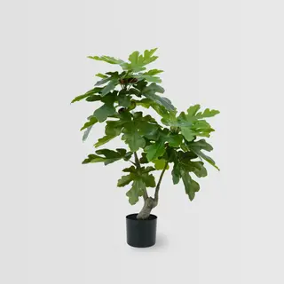 Artificial Fig Tree (KD) –90cm Faux Indoor Tree for Commercial & Home Decor