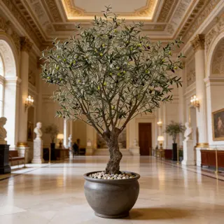 Artificial Large Olive Tree (KD) – 290cm Lifelike Faux Trees Wholesale for Commercial Décor
