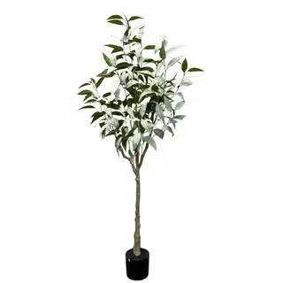 Artificial Mary White Eucalyptus Tree (KD), 150cm – Lifelike Faux Tree for Commercial Interiors