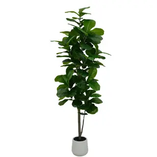 Artificial Fiddle Leaf Fig Tree (KD) – 120cm & 150cm Faux Indoor Tree for Commercial & Home Decor